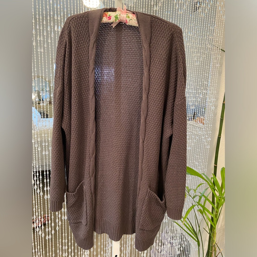 CARDIGAN OPEN FRONT